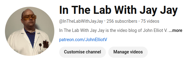 Now with 256 subscribers and 75 videos