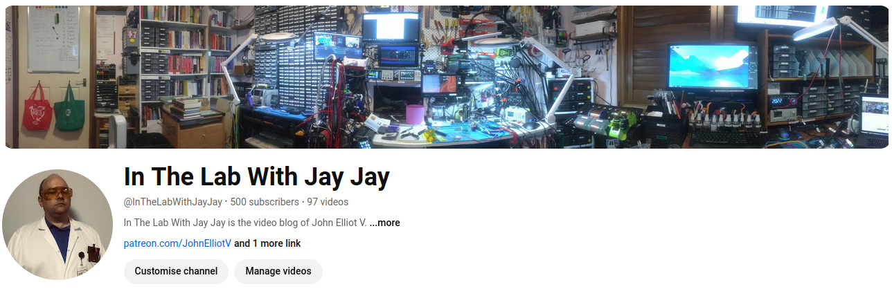 John has 500 YouTube subscribers