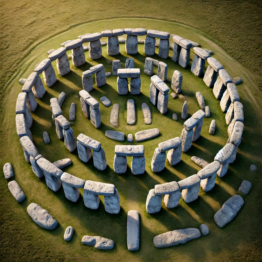 What Stonehenge might have looked like originally.