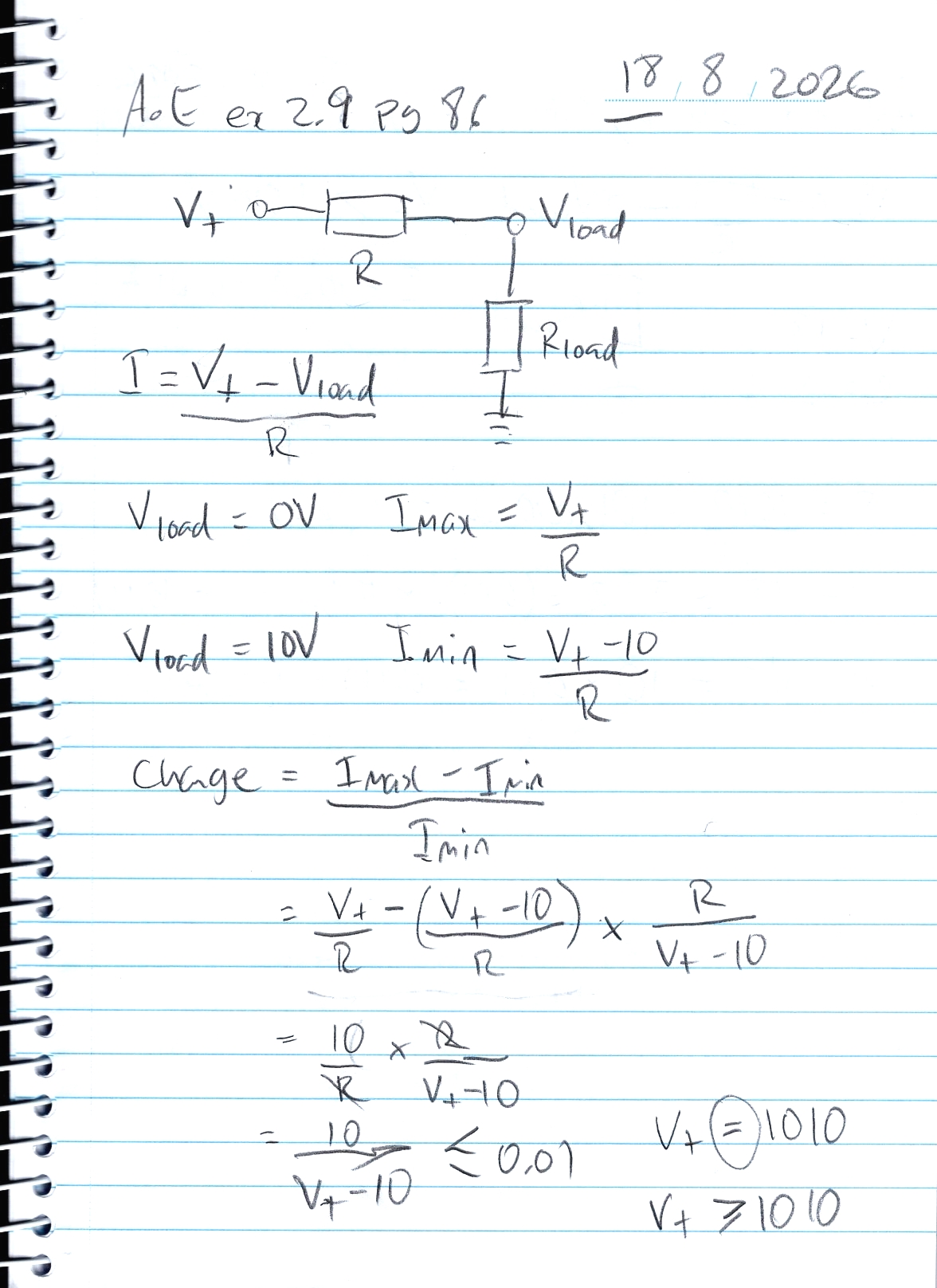 John's notes for AoE ex-2.9